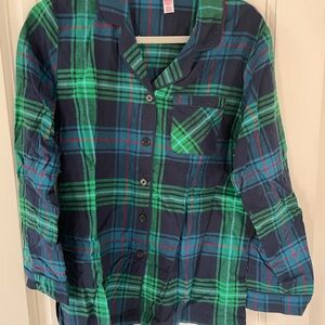 Target Green and Blue Plaid Pajama Set